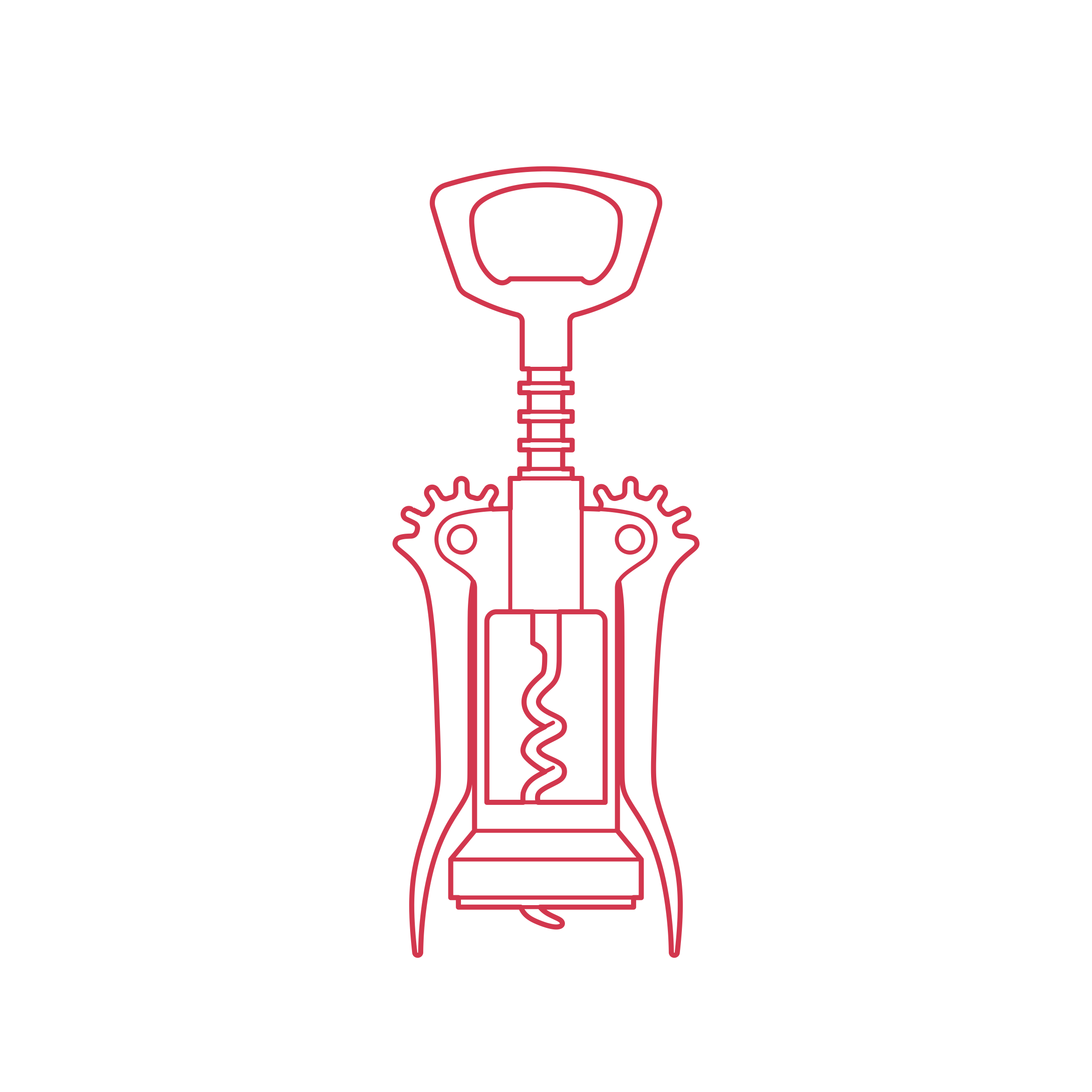 Objects Drinkware Accessories Ikea Idealisk Corkscrew Svg Line Art Free Vectors